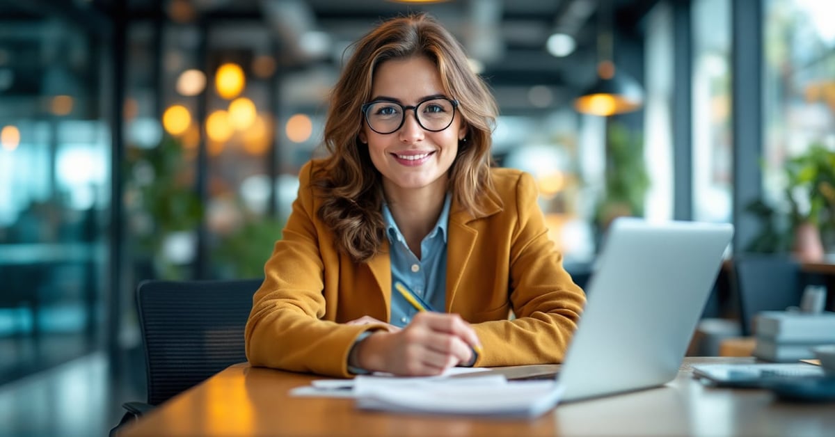 Gestion administrative des entreprises : bureau organisé avec documents et outils de pilotage professionnel