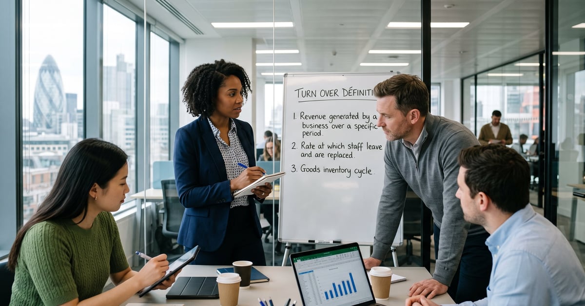 Turn over définition : employés qui quittent une entreprise, illustrant le renouvellement du personnel